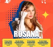 Em Teresina, dia 12 de maio, com Show de Abertura da Banda Alquimia Tropical