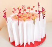 Bolos com displays, toppers, flores desidratadas