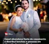 Casal faz ato solidário no Dia D 