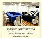 Salas para eventos disponíveis 