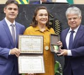 Eliane Nogueira representa o filho Ciro Nogueira 