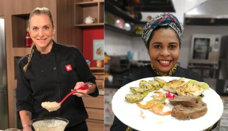 Mônica Rangel e Ruth Almeida circulando em Teresina 