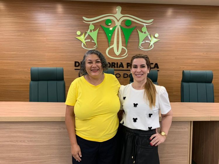 A defensora pública Sheila de Andrade destaca a disponibilidade da Defensoria em atender ao convite do Grupo Matizes.