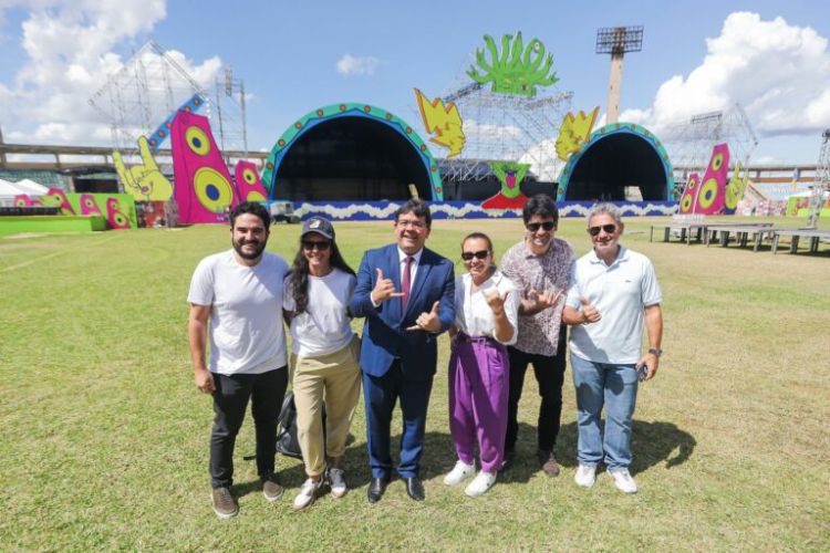 Visita do Governador Rafael Fonteles ao Estádio Albertão, sede do Piauí Pop 2023 