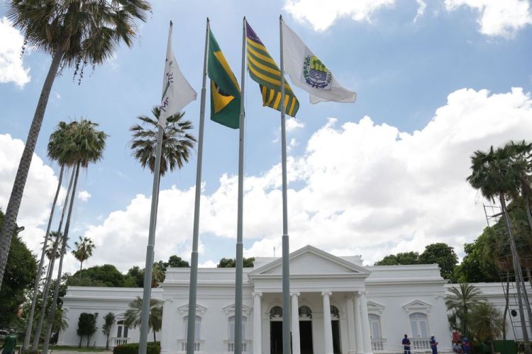No Palácio de Karnak, sede do Poder Executivo do Estado do Piauí, a Bandeira Nacional, a do Mercosul e a Bandeira do Estado do Piauí devem ser hasteadas