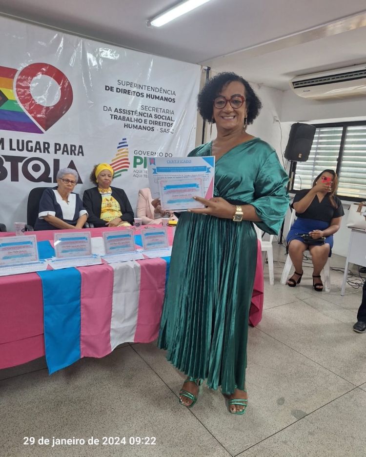 Secretaria da Segurança Pública do Estado do Piauí promoveu solenidade para marcar o Dia da Visibilidade Trans