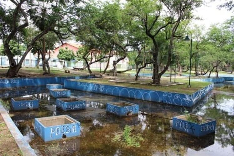 Praça da Costa e Silva é uma das praças mais lindas de Teresina, mas necessita de apoio e limpeza