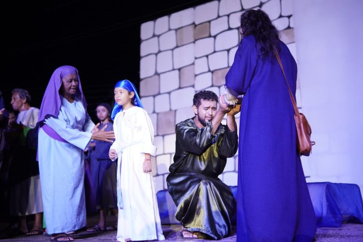 Espetáculo que sempre agrada o público religioso