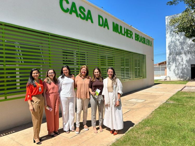 Isabel Fonteles, visitou a Casa da Mulher Brasileira em Teresina