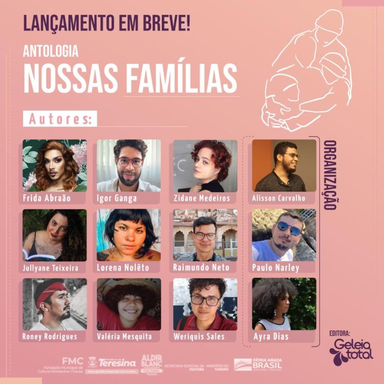 LGBTQIA+: A antologia estará disponível na versão física e virtual, pela editora da Geleia Total