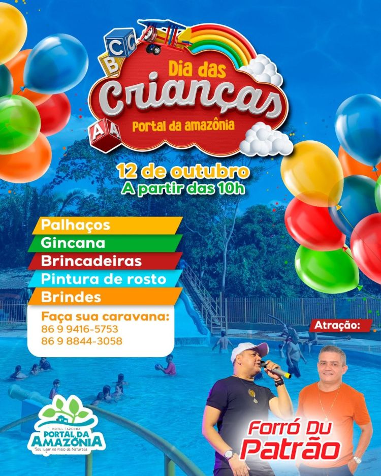 Criançada no Portal da Amazônia