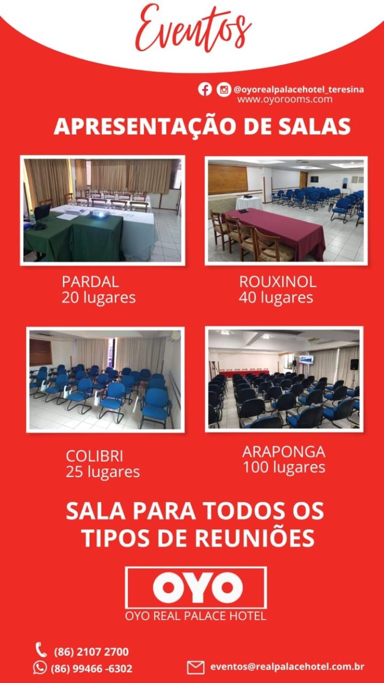 São 4 salas disponiveis