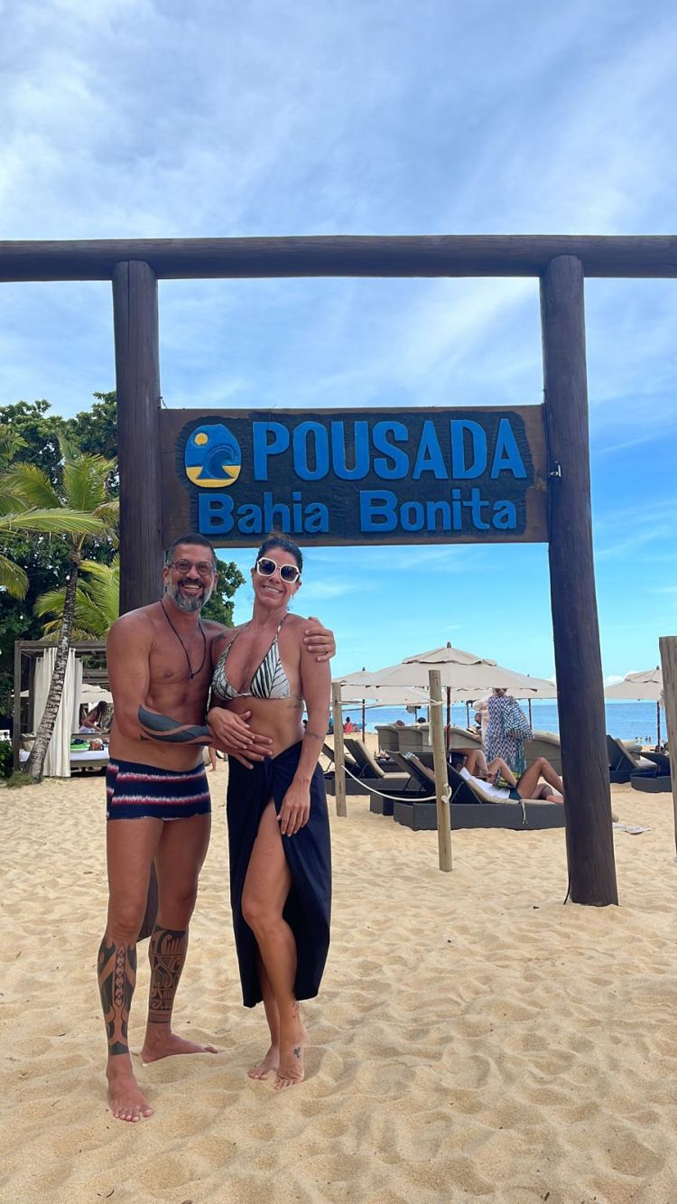  André Scinocca e Ana estão em Trancoso
