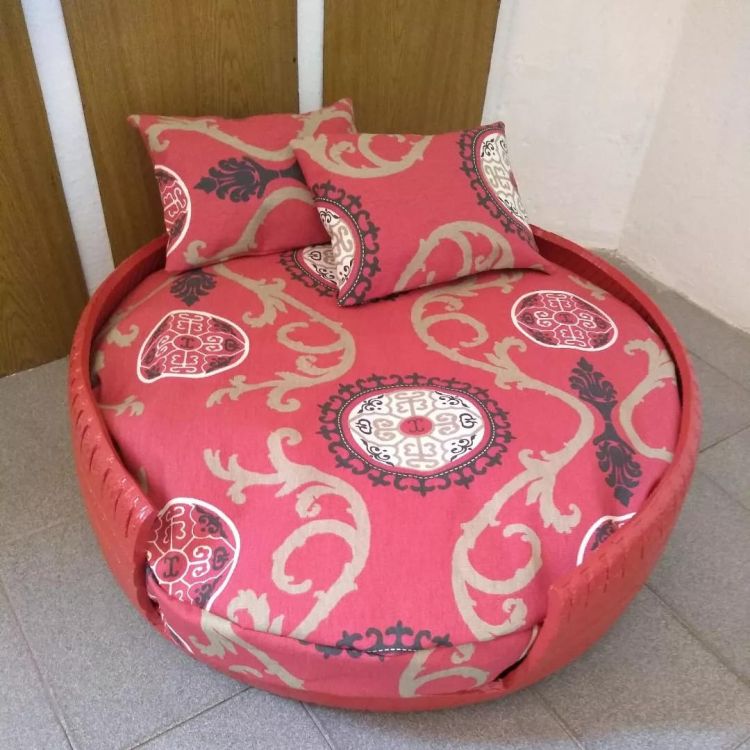 Caminhas para pets com corte U lateral para facilitar entrada de pets com deficiência de locomoção