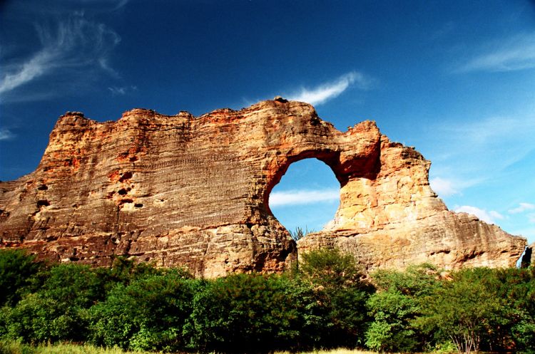 Pedra Furada na Serra da Capivara