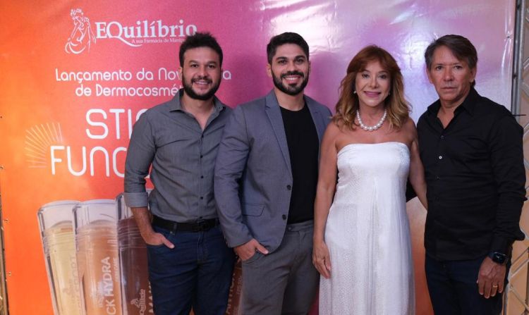 No clic: Soraya Aguiar, Lucas Aguiar, Edmar José, Pedro Henrique (Foto por Roberta Rocha).