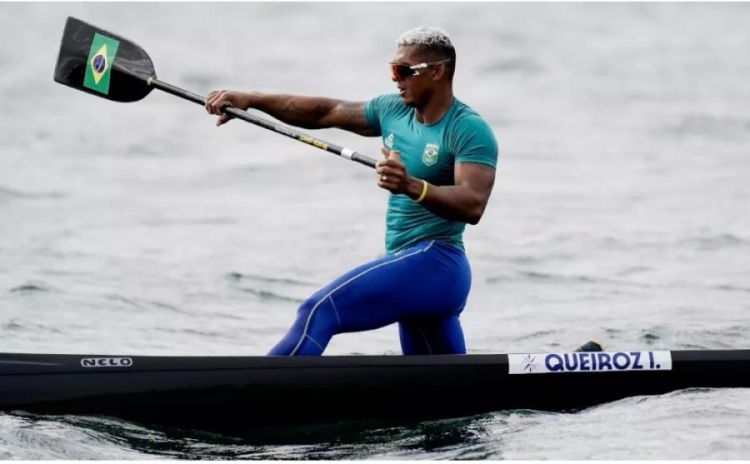 O medalhista olímpico Isaquias Queiroz