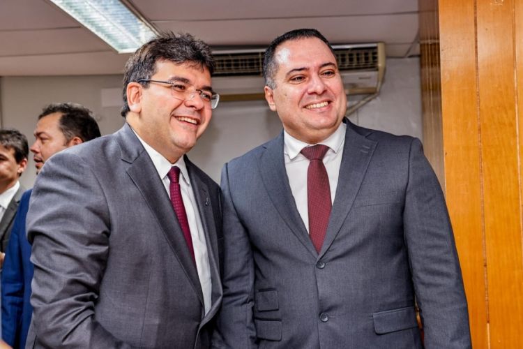 Governador Rafael Fonteles e o novo juiz Alderi Filho 
