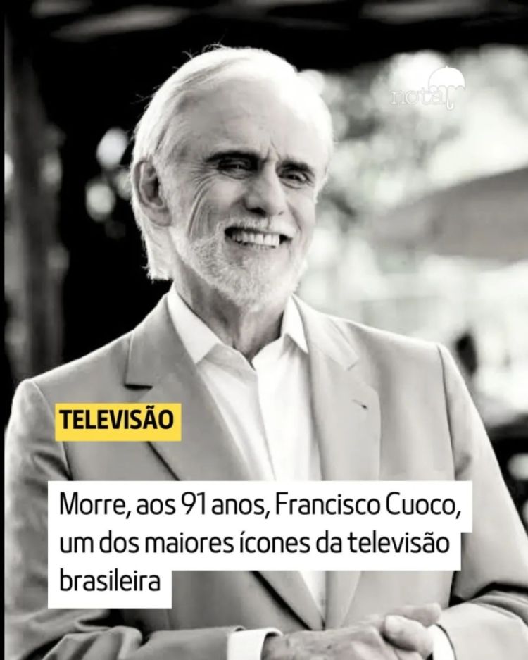 Adeus a Francisco Cuoco 