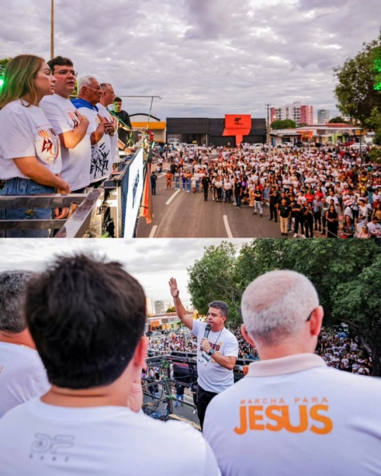 Multidão no encontro 