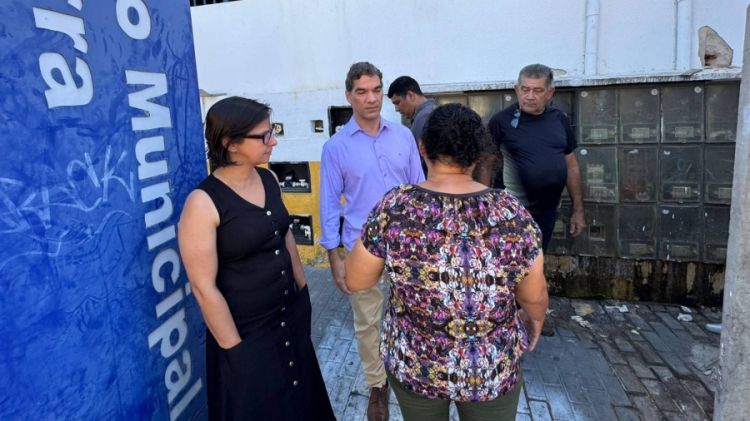 Eulálio Campelo, em visitas