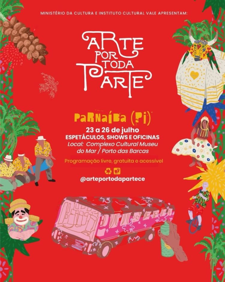 Até dia 26/07 em Parnaíba 
