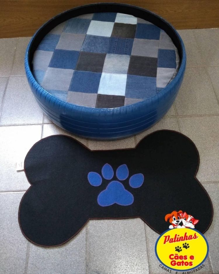 PNEU PINTADO e ALMOFADA 