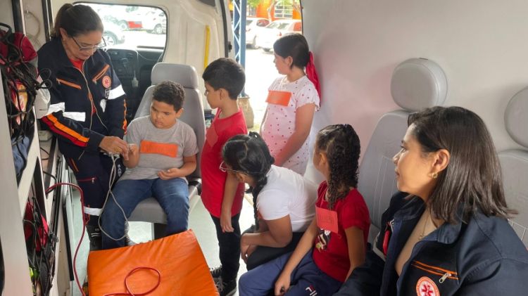 O projeto favorece a aproximação do SAMU com a comunidade