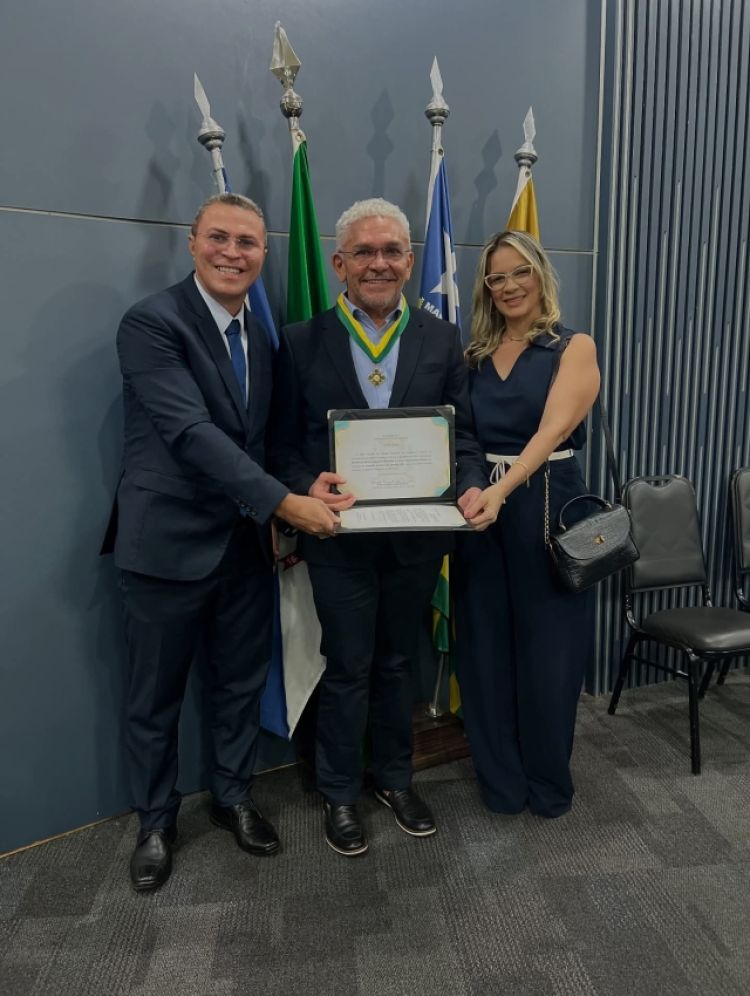 Empresário Osmar Feitosa,  das lojas Clean Ótica,  um dos homenageados 