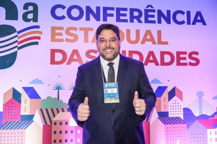 Secretário da Sead, Samuel Nascimento, no decorrer do evento