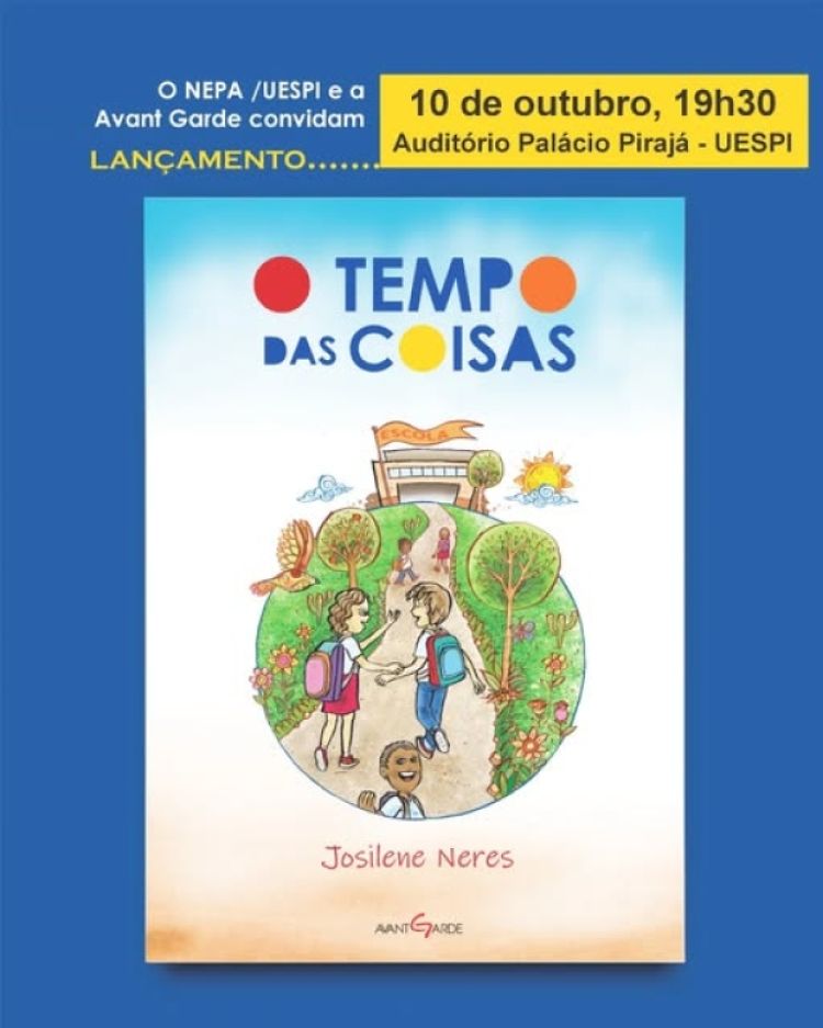 Lançamento dia 10 de outubro, sexta, às 19h30, na Uespi