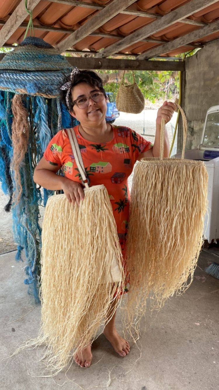 Nêda, artesã piauiense, promove o estado no Rio