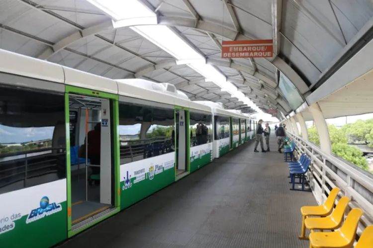 O Metrô de Teresina fica fechado nessa segunda-feira; volta ao normal na terça dia 9