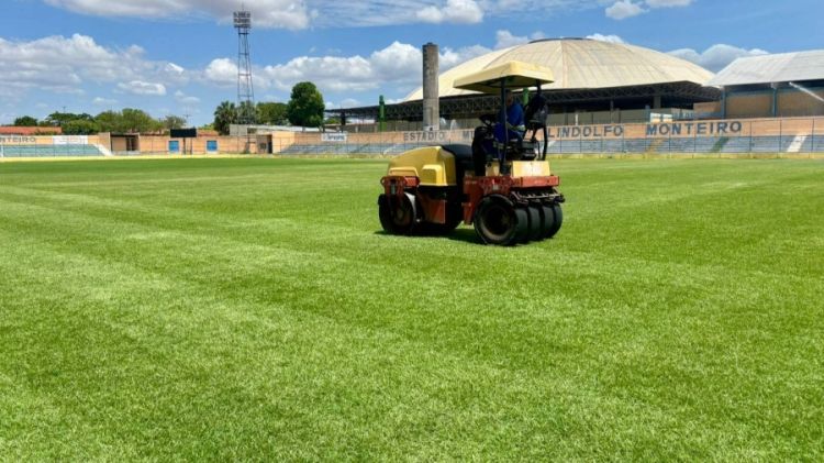 Gramado do Lindolfo será entregue em janeiro de 2026