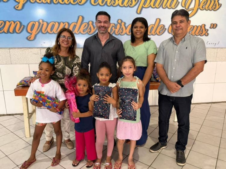 Projeto Natal Natureza, desta vez na Creche CINCACRE, localizada na Vila Irmã Dulce, em Teresina.