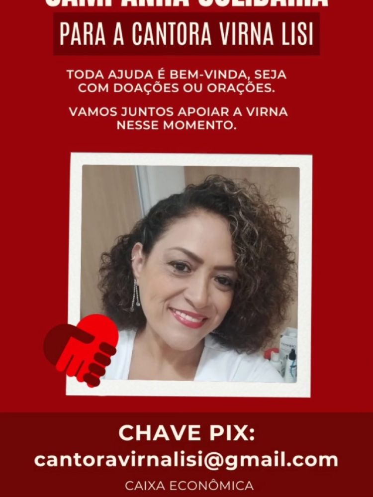 Apoio para a cantora Virna Lisi