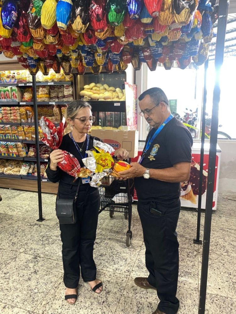 Fiscalização da Páscoa começou nos supermercados 