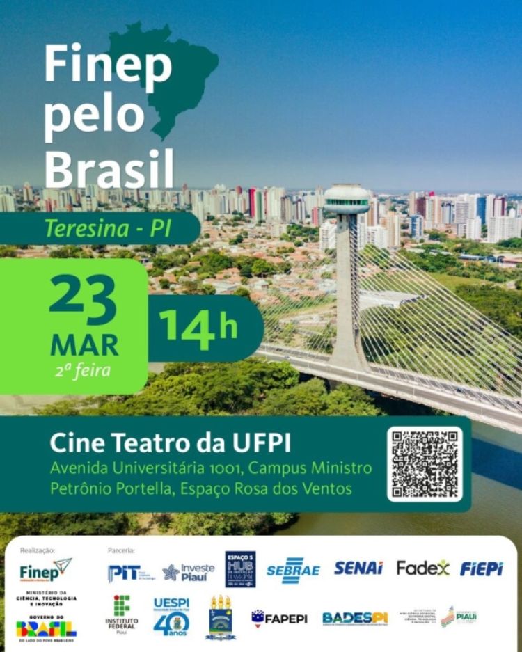 Encontro será segunda (23.03) às 14h, no Cine Teatro da Universidade Federal do Piauí