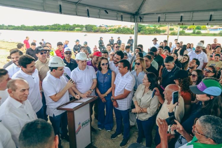 Na Beira-Rio o governador Rafael Fonteles conferiu a obra do espaço 