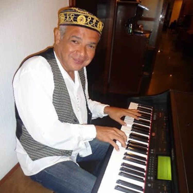 Garibaldi  Ramos no coffee-break de aniversário de Fábio Teles