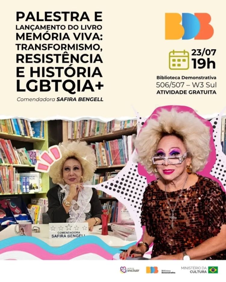 Safira Bengell: livro em Brasília 