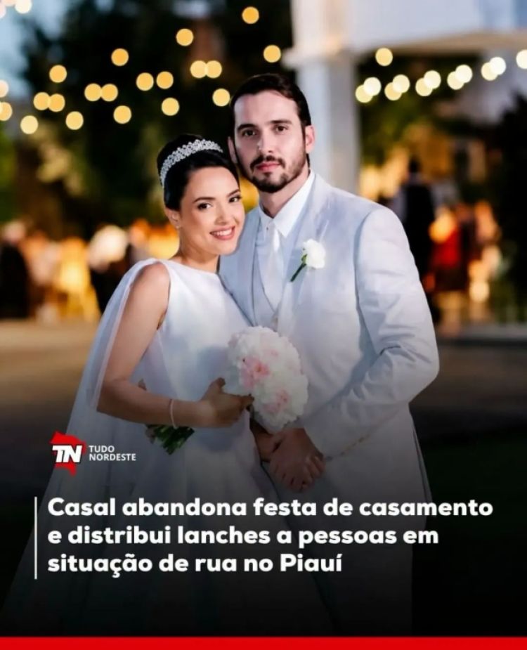 Casal faz ato solidário no Dia D 