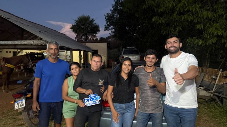 O candidato a deputado estadual Draga Alana (PSD) cumpriu intensa agenda pela região Norte do Piauí.