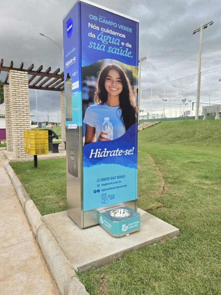 Água potável gratuitamente para eventos com mais de mil pessoas