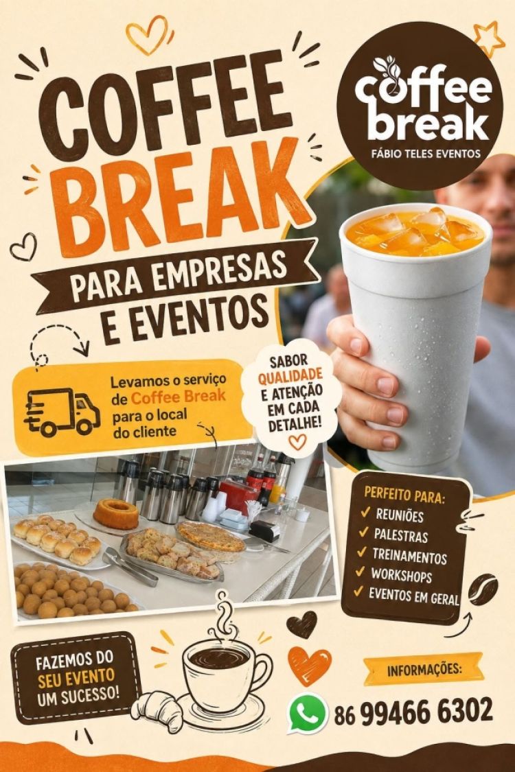 Coffee break para eventos