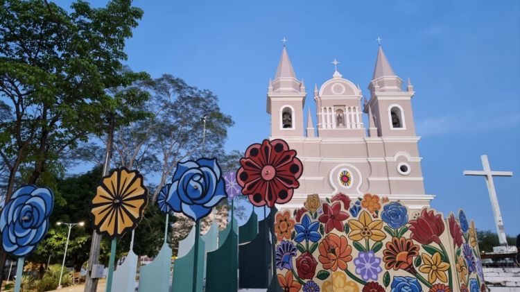 Natal na escadaria da Igreja São Benedito