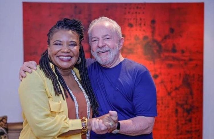 Margareth Menezes com Lula