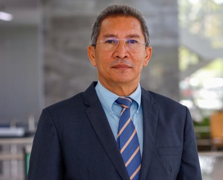 O jornalista Mussoline Guedes na CCom do Estado do Piauí
