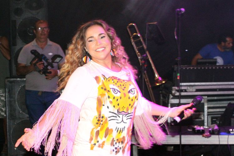 Celebrities no ensaio do Cortejo Afro, em Salvador